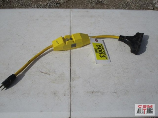 TRC 3 way cord splitter with GFI *D