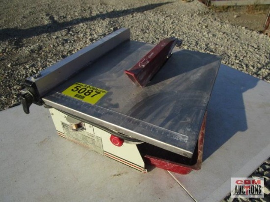 Tool shop TC180G 7" tile cutting saw 3/5hp S#01710 works *D