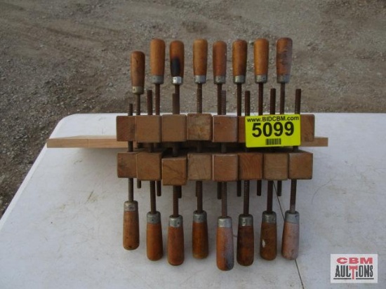 8 - Jorgensen adjustable wood clamps *D