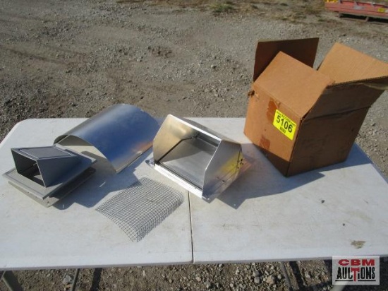 Exhaust Wall vent caps *D