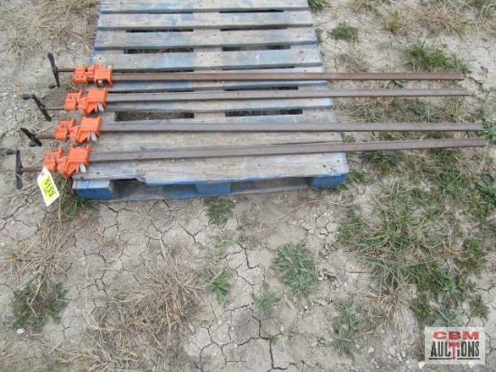 4- 60" bar wood clamps 4 X TIMES THE BID