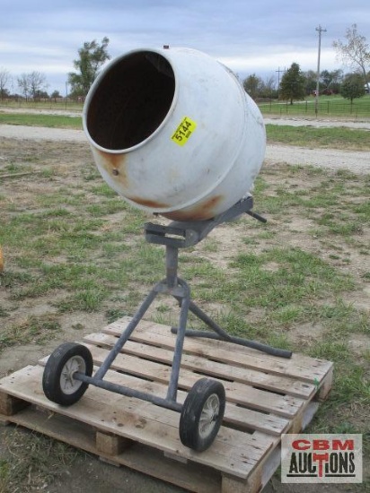 Electric cement mixer