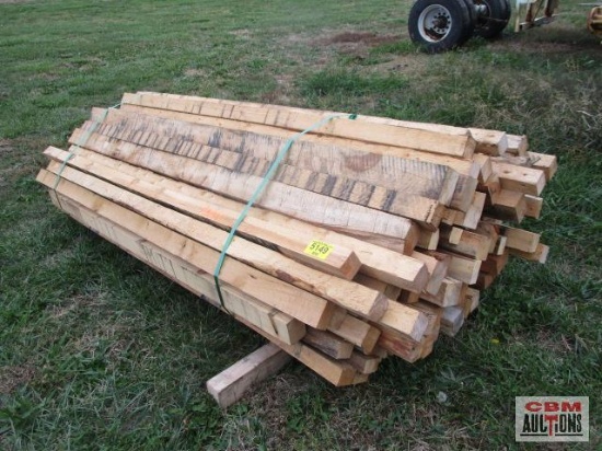 Pile of Pine & Oak Lumber Dunnage Approx Long 8' +/-
