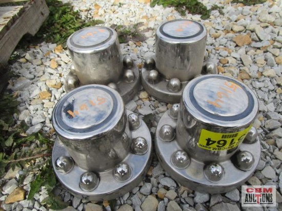 4- Trailer hub caps 8 bolt
