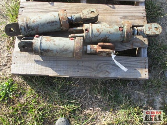3- Hydraulic cylinder...1 1/4" shaft 1" dia pin hole