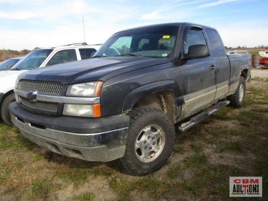 2003 Chevrolet Silverado Pickup Truck, VIN # 1GCEK19T43E228352