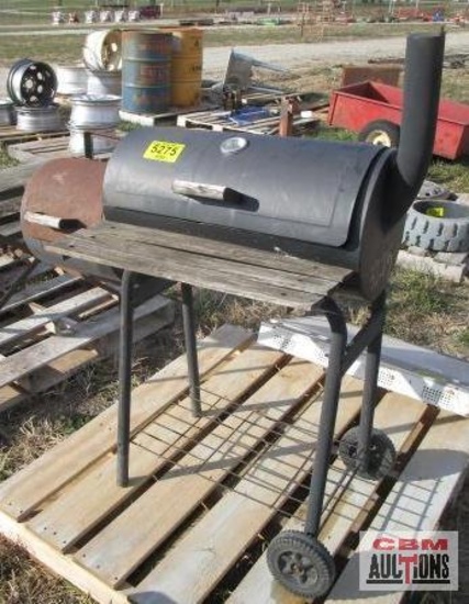 Wood fired bbq smoker