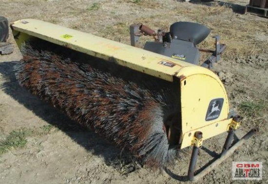 John Deere 246 60" Front mounted power angle broom for F series front mount mowers S#MOO246C160113