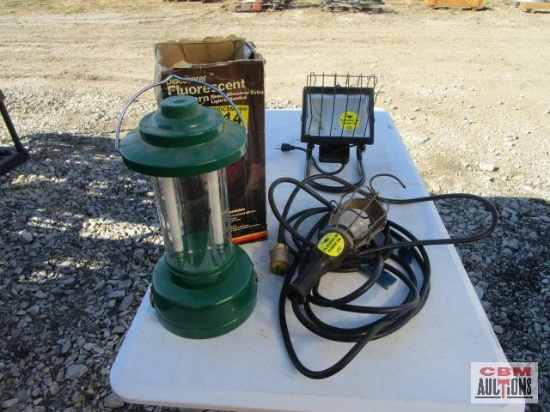 Fluorescent lantern, spot light, and trouble light, works *C