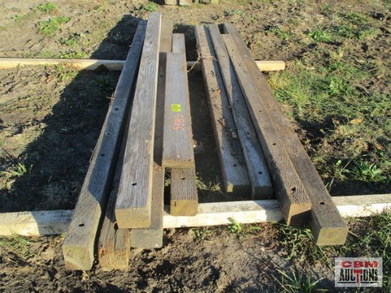 Used timbers 4 1/2"x 3 3/4" x 8' +/-