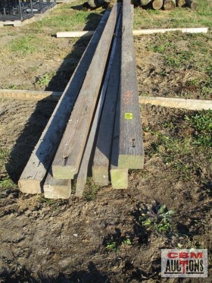 Used timbers 5 3/4" x 3 3/4" x 20' +/-
