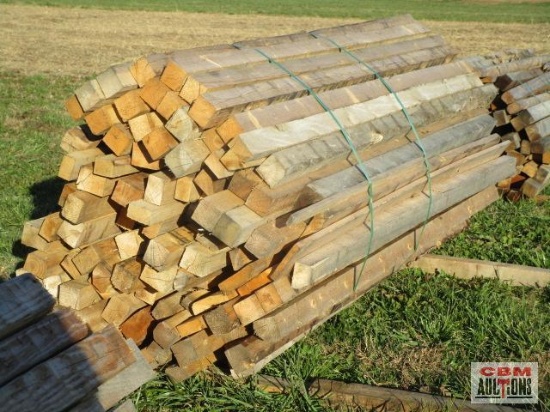 Pile of Pine & Oak Lumber Dunnage Approx Long 8' +/-