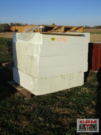 6- 4'x4 Foam blocks