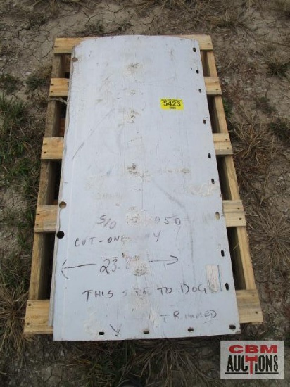 Metal shield 22 3/4" x 46 3/4"