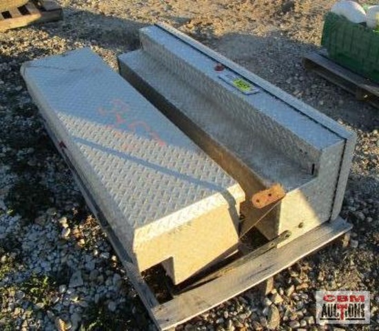 2 - 56"......Weatherguard...aluminum...diamond tread truck side tool box.