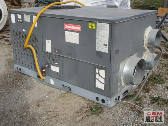 Goodman A/C with heat 92k btu LP propane