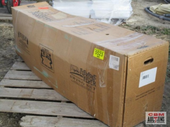 New Flexible flyer swing set in box