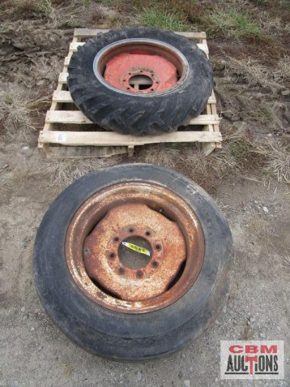2-Ag tires and wheels 7.5x20 with 8 bolts wheels