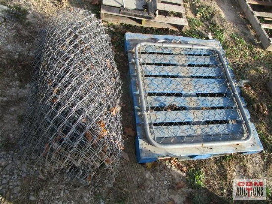 4' Chain link & 36" gate