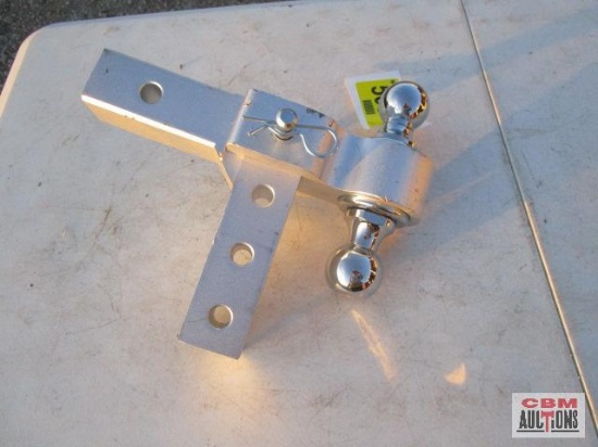 Aluminum adjustable drop hitch 1 7/8" & 2" ball *B