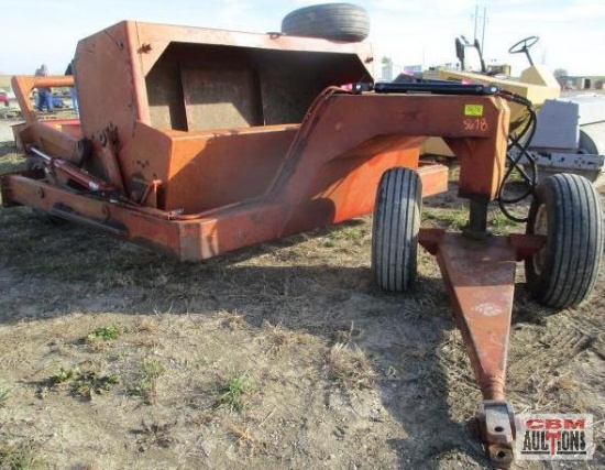 Rowse...dolly wheel pull behind dirt scraper, 95" cutting blade