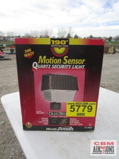 Heath Zenith motion sensor quartz security light 300 watt