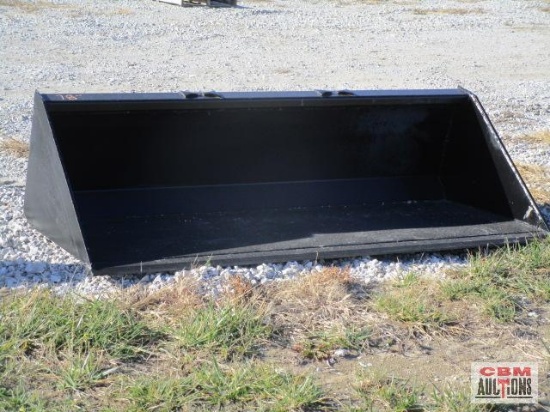 78" Skid steer smooth bucket weighs #520