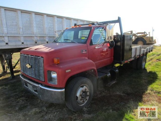 1998 Chevrolet C6500 Truck Flatbed Service Truck, VIN # 1GBJ6H1C5WJ110981
