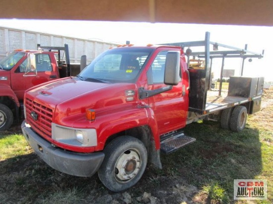 2004 Chevrolet C4500 Flatbed Service Truck, VIN # 1GBE4C1144F508630