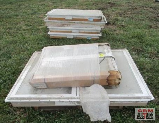 6- New construction windows ... ... ...3 - 30" x 48" ... ... ...1 - 24" x 50" ... ... ...1 - 30" x 4
