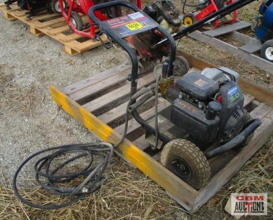 Excell...EXH2425 gas 5hp Honda pressure washer 2400 psi, 2.5 gpm, unknown