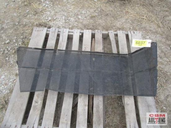Tractor hood screen insert