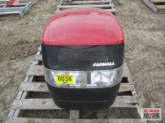 Case DX33 tractor hood with headlights