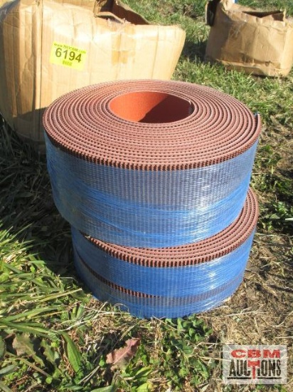 2 Rolls of 6"...rubber belting