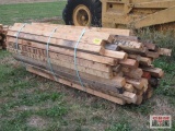 Pile of Pine & Oak Lumber Dunnage Approx Long 8' +/-