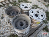 8- 2016 Ford F250 steel wheels 8 bolt...