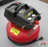 Central Pneumatic electric 3 gal oilless air compressor, 100 PSI...