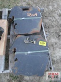 6- Case IH suitcase weights for Magnum or Maxxum...Tractor 6 X THE BID