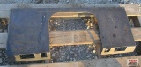 Big Dog skid steer quick attach weld on backing plate