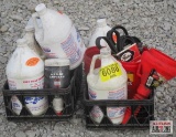 2- Baskets of automotive fluids