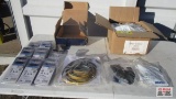 Brads, Belden weather cap assemblies, weather stripping