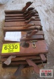 Vintage wood molding plane tools