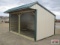 New 9'x14' Horse / Cattle / Livestock Shed, Treated Skids, Truss Roof, Metals Screwed On, Inside Rub