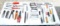 Assorted Hand Tools, Screwdrivers, Wrenches, Files, Tin Snips, Leather Punch, Vise Grips, Pliers,