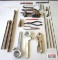 Mixed Hand Tools, Vise Grips, Needle Nose Pliers, Extra Long Drill Bits, Drill Press Vise, Romex