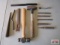 Ball Peen Hammer, Small Sledge Hammer, Pry Bars, & Mixed Punches