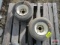 2 Tires & Wheels 18x8.5-8 On 4 Bolt Rims