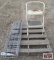 Kitchen 2-Step Stool & Metal Shelve Racking