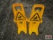 Rubbermaid Caution Wet Floor Signs
