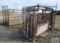 Cattle Squeeze Chute, Palpation Doors Both Side, Drop Cut Gate & 8' Adjustable Alley (Looks Like WW
